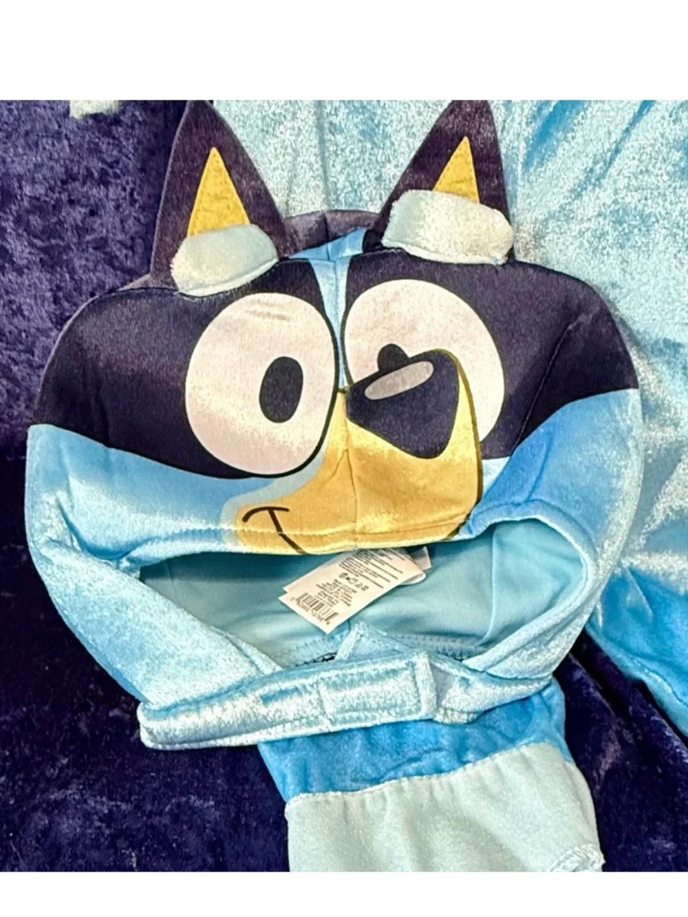 BLUEY Costume! Boys & Girls Unisex Halloween Costume 2T (fits like 18 mo.) EUC